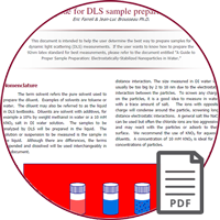 BrookhavenDLS 样品制备指南